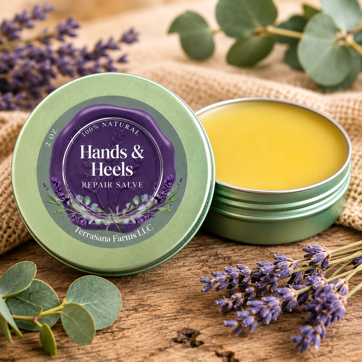 Hands & Heels Repair Salve