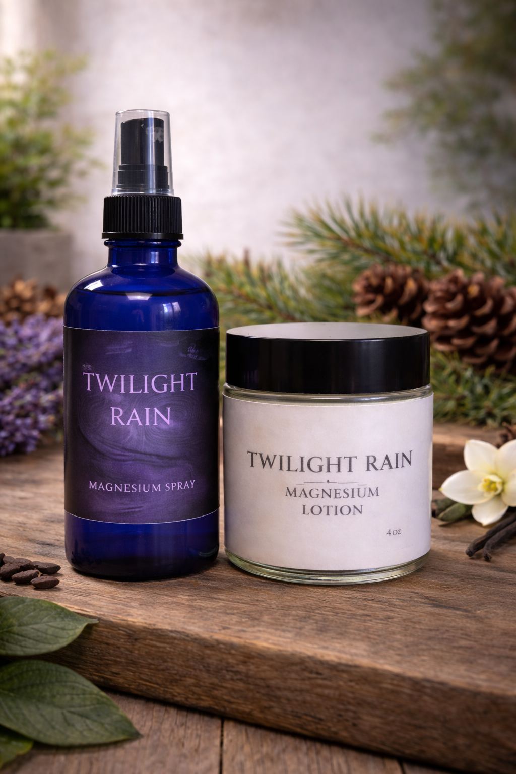 Magnesium Spray + Lotion Bundle